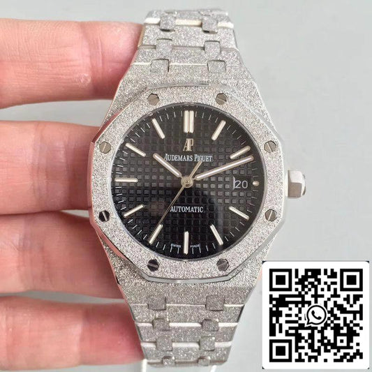 Audemars Piguet Royal Oak 15454BC.GG.1259BC.01 OM Factory 1:1 Best Edition Swiss ETA3120 Black Textured Dial EU Watch Store