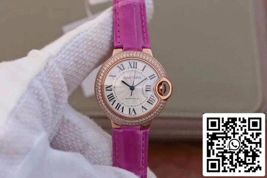 Ballon Bleu De Cartier 33MM WE902066 V9 Factory 1:1 Best Edition Swiss ETA2671 US Replica Watch