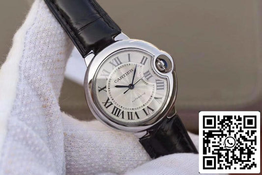 Ballon Bleu De Cartier W6920086 33mm 1:1 Best Edition White Textured Dial Swiss ETA 2671 US Replica Watch