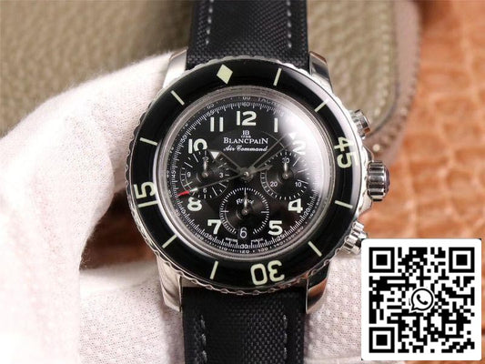 Blancpain Fifty Fathoms 5085F-1130-52 1:1 Best Edition OM factory Black Dial Swiss ETA7750 US Replica Watch