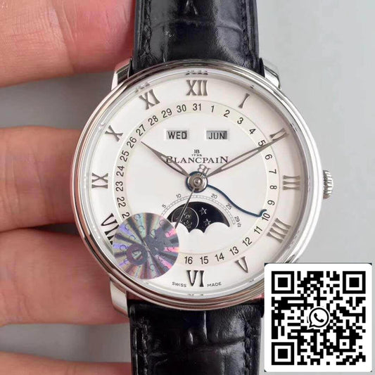 Blancpain Villeret 6654-1127-55B OM Factory 1:1 Best Edition Swiss ETA6654 US Replica Watch