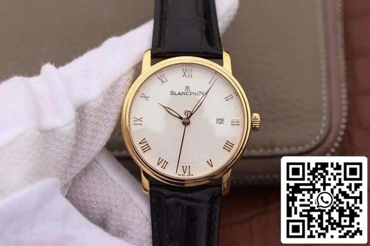 Blancpain Villeret Ultraplate 6651-3642-55 ZF Factory 1:1 Best Edition Swiss ETA1151 US Replica Watch