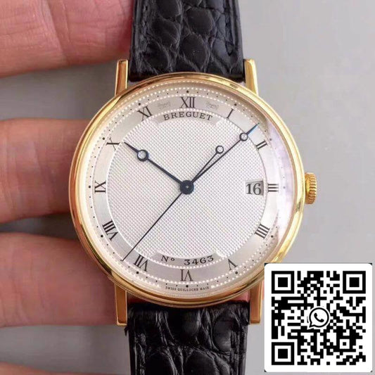 Breguet Classique 5177 MKS Factory 1:1 Best Edition Swiss ETA9015 White Dial Numeral Marker US Replica Watch
