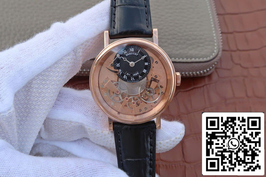 Breguet Tradition 7057BR/R9/9W6 1:1 Best Edition Rose Gold Dial US Replica Watch