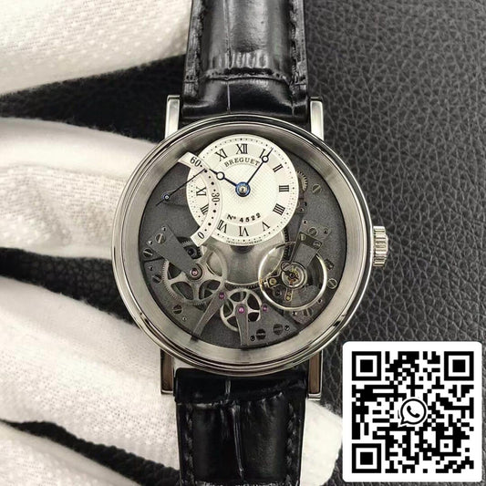 Breguet Tradition 7097 7097BB/G1/9WU 1:1 Best Edition ZF Factory 18k White Gold US Replica Watch