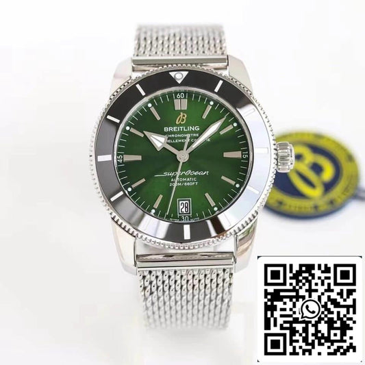 Breitling Superocean Heritage AB2010121L1A1 1:1 Best Edition GF Factory Green Dial US Replica Watch