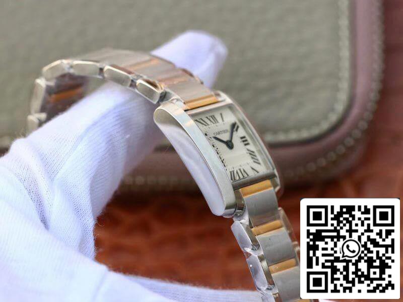 Cartier Tank Francaise Ladies Two Tone W51007Q4 1:1 Best Edition Swiss Quartz US Replica Watch