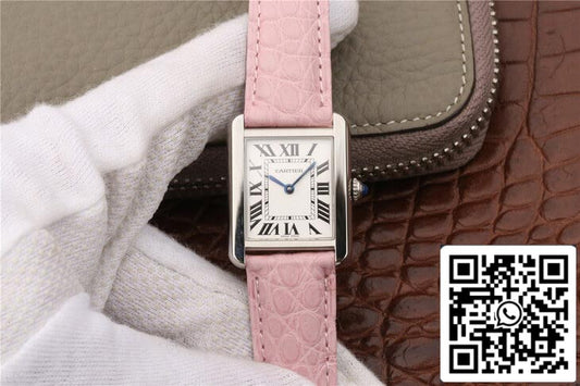 Cartier Tank Ladies 1:1 Best Edition K11 Factory White Dial US Replica Watch