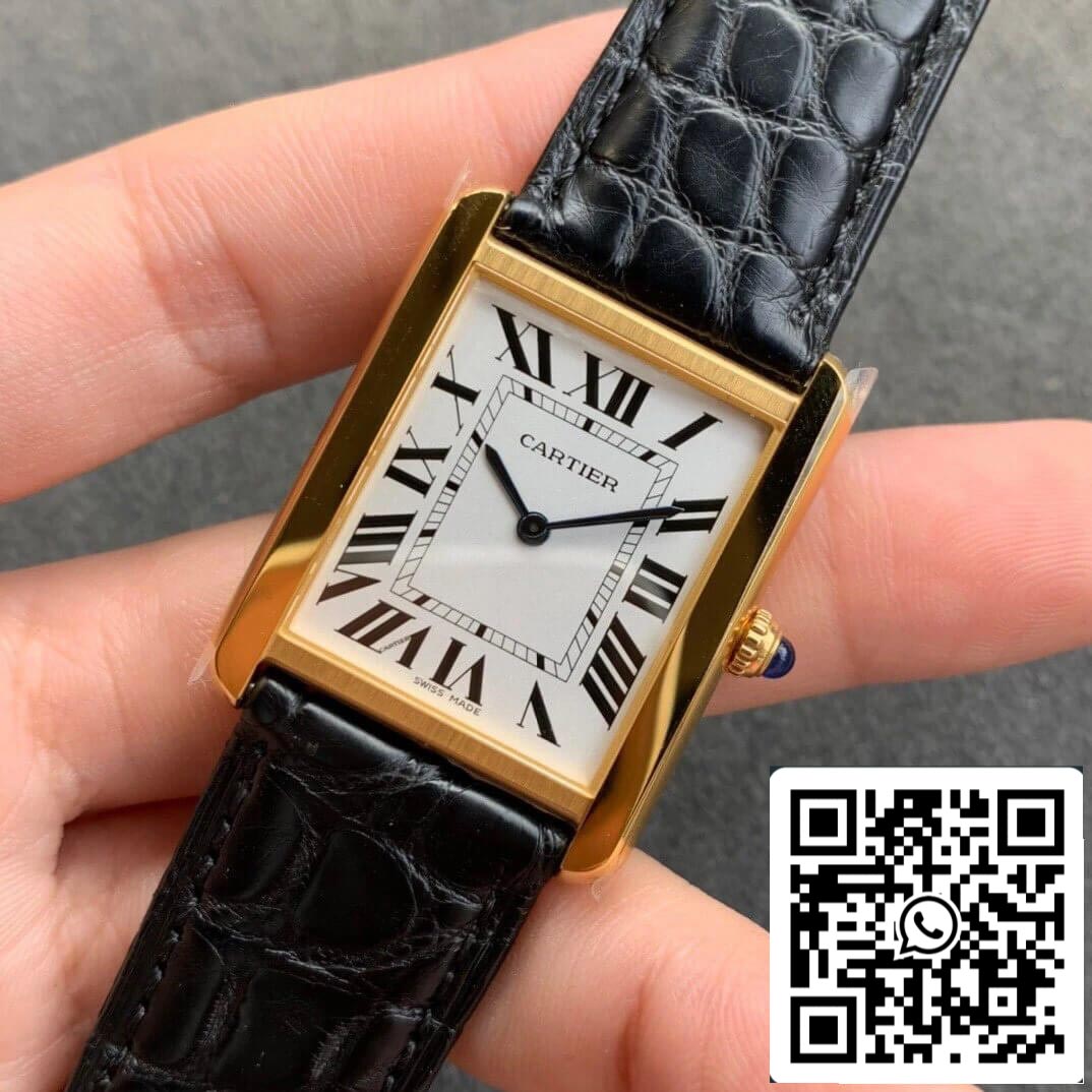 Cartier Tank W5200004 1:1 Best Edition K11 Factory White Dial US Replica Watch