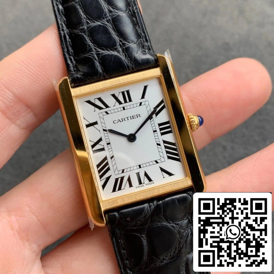 Cartier Tank W5200004 1:1 Best Edition K11 Factory White Dial US Replica Watch