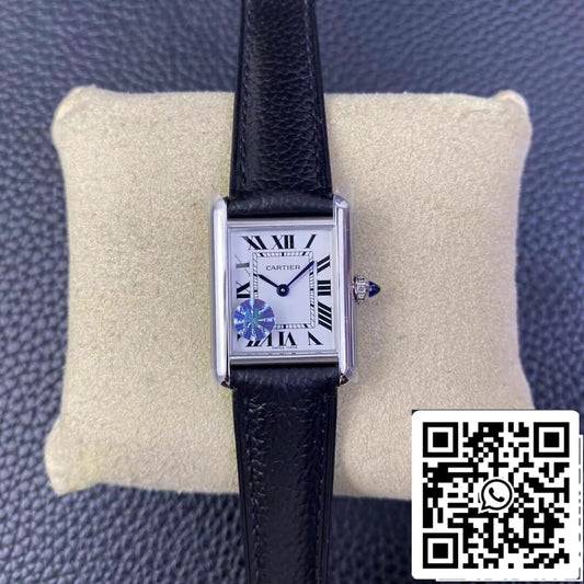 Cartier Tank WSTA0042 1:1 Best Edition AF Factory Leather Strap US Replica Watch