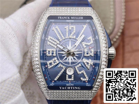 Franck Muller Vanguard V45.SC.DT.AC.BL 1:1 Best Edition Swiss ETA2824-2 US Replica Watch