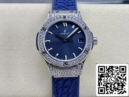 Hublot Classic Fusion 33MM Quartz 1:1 Best Edition HB Factory Diamond Case US Replica Watch