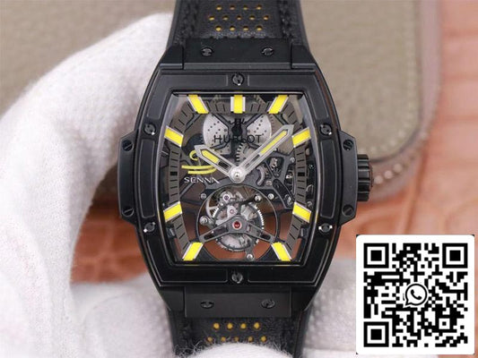 Hublot Masterpiece Tourbillon 906.ND.0129.VR.AES12 1:1 Best Edition JB Factory Skeletonized Dial Swiss HUB 9006 US Replica Watch