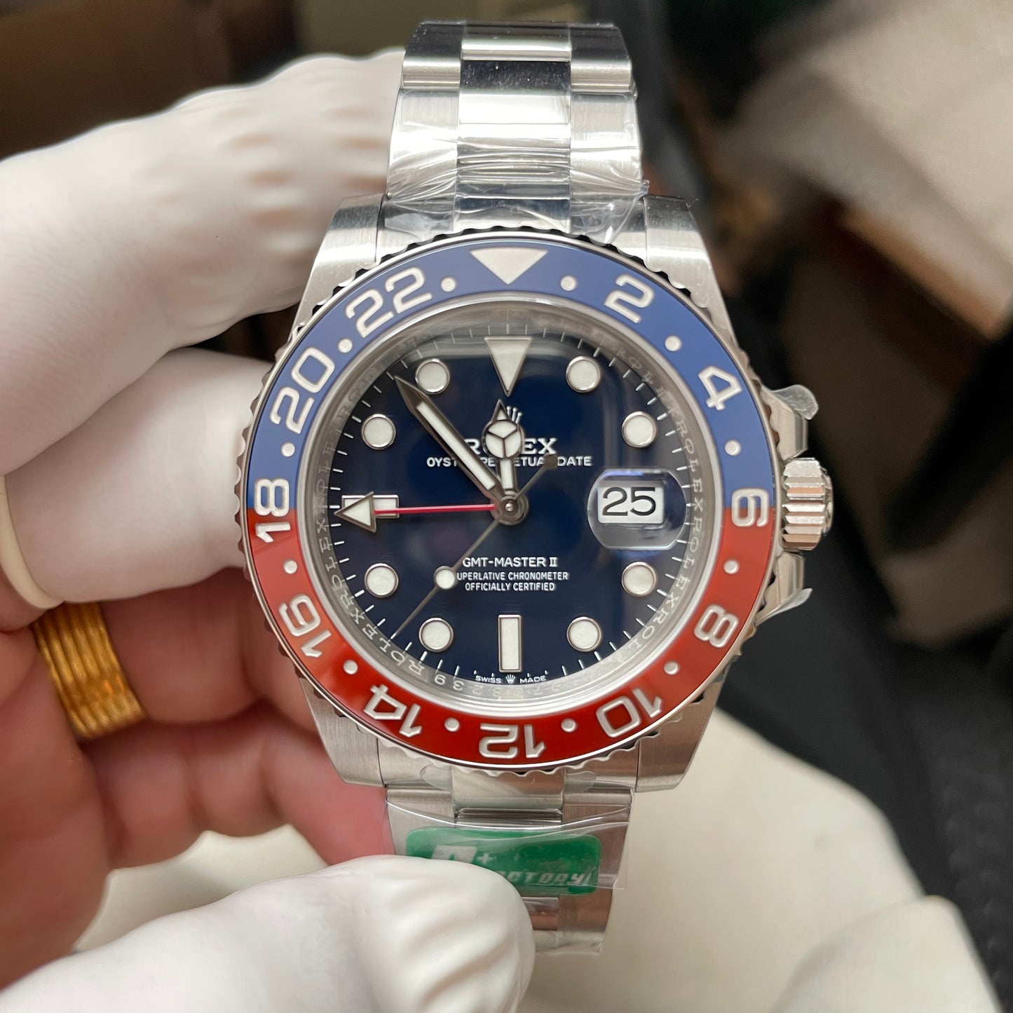 Rolex GMT Master II M126719blro-0003 1:1 Best Edition C+ Fabrikblaues Zifferblatt