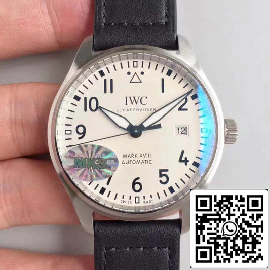 IWC Pilot Mark XVIII IW327002 MKS Factory 1:1 Best Edition Swiss ETA2892 White Dial US Replica Watch