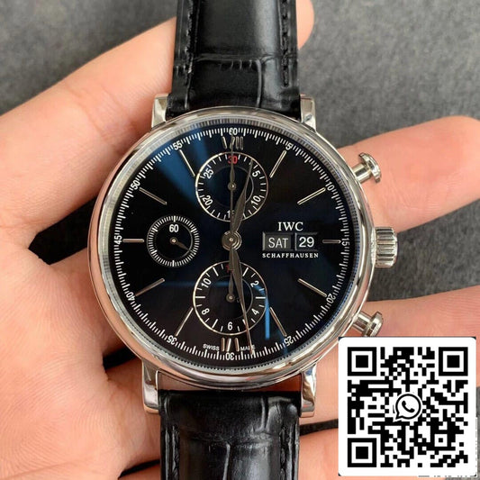 IWC Portofino IW391008 1:1 Best Edition ZF Factory Black Dial US Replica Watch