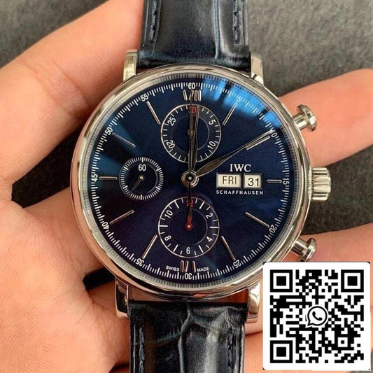 IWC Portofino IW391019 1:1 Best Edition ZF Factory Blue Dial US Replica Watch