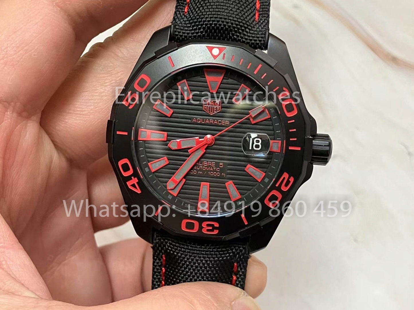 Tag Heuer Aquaracer WAY208C.RHZ4937 1:1 Best Edition V6 Factory Black Dial Swiss