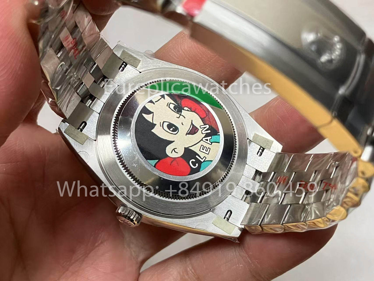 Replik Rolex Datejust M126334-0004 Clean Factory 1:1 Bester Klon Silbernes Zifferblatt