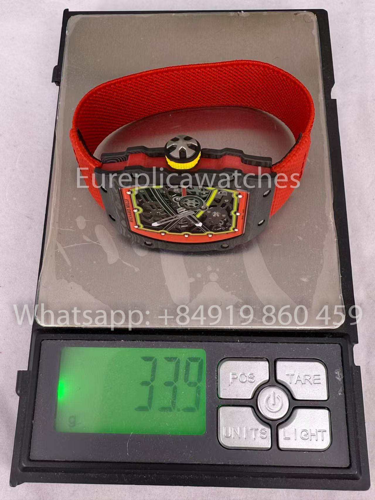 Replik Richard Mille RM67-02 Alexander Zverev Carbon NTPT 1:1 Bester Klon V5 Neueste Version