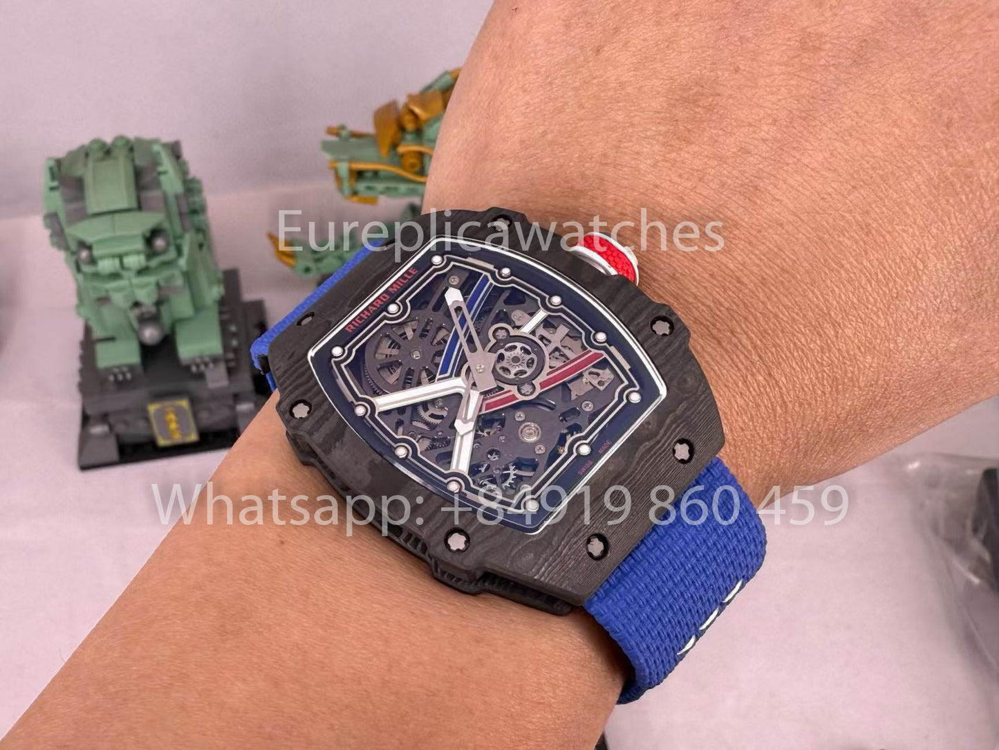Replik Richard Mille RM67-02 Sebastien Ogier Carbon NTPT 1:1 Bester Klon V5 Neueste Version
