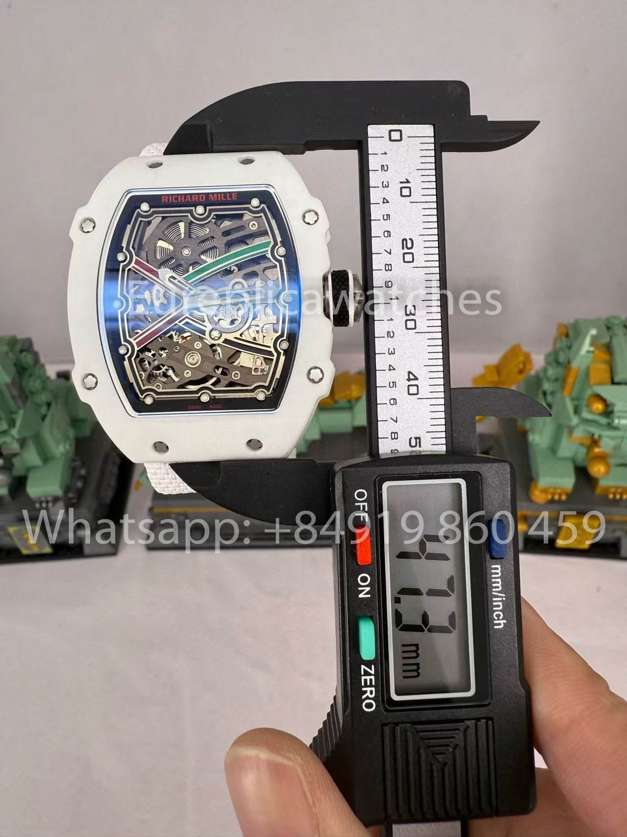 Replik Richard Mille RM67-02 Vereinigte Arabische Emirate Carbon NTPT 1:1 Bester Klon V5 Neueste Version