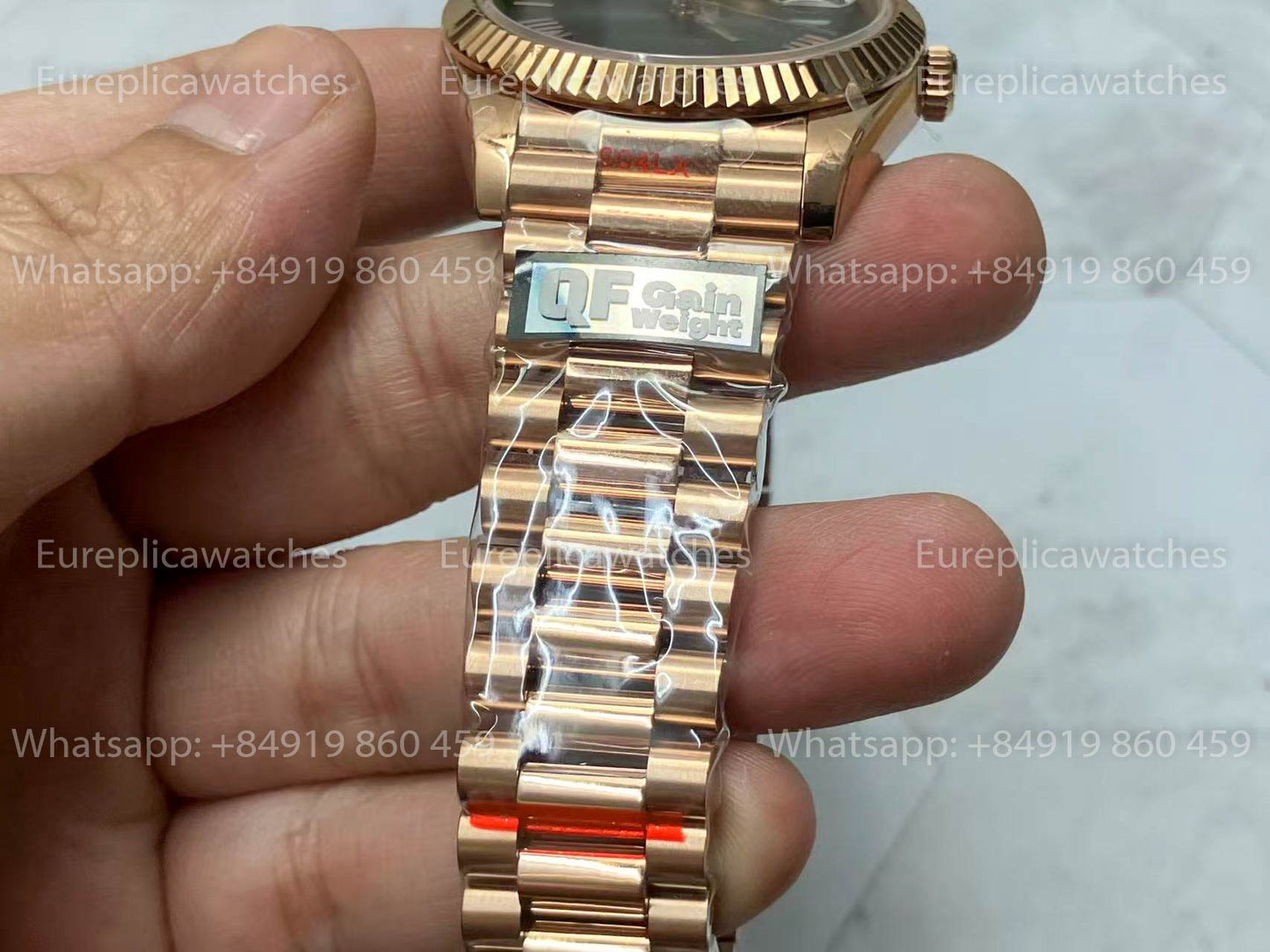 Rolex dévoile la nouvelle Day-Date 40 mm avec cadran ardoise fumée 2024 QF Factory 1:1 Best Edition