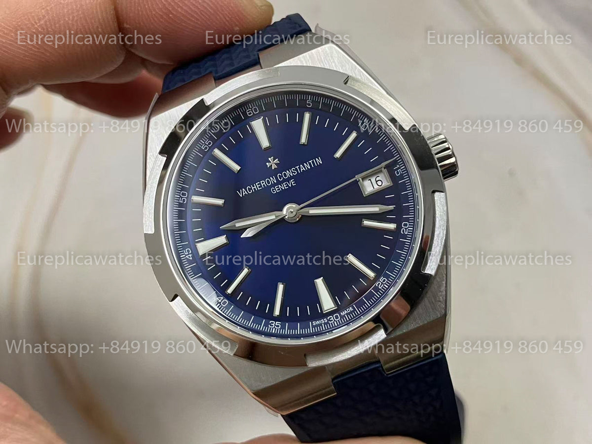 Vacheron Constantin Overseas 4500V 1:1 Best Edition PPF Factory Blue Rubber Strap