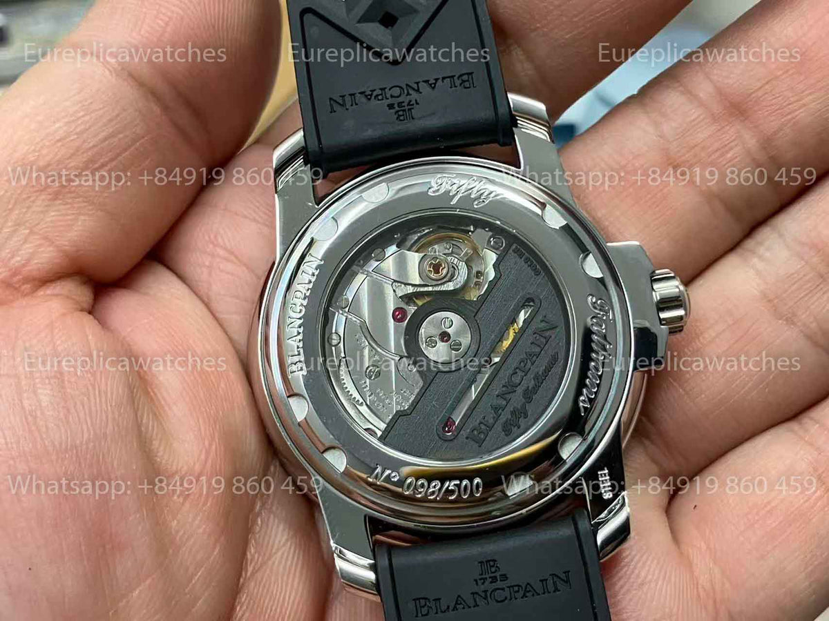Blancpain Fifty Fathoms Barakuda 5008B 1130 B52A 1:1 Best Edition ZF Factory, schwarzes Zifferblatt