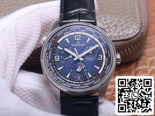 Jaeger LeCoultre Geographic 904847Z 1:1 Best Edition ZF Factory Blue Dial Swiss ETA939A/1 US Replica Watch