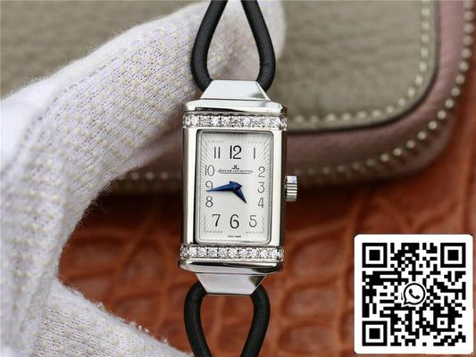 Jaeger LeCoultre Reverso 1:1 Best Edition MG Factory Stainless Steel White Dial US Replica Watch