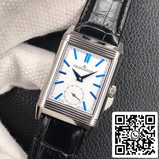 Jaeger LeCoultre Reverso Flip 1:1 Best Edition MG Factory Stainless Steel US Replica Watch