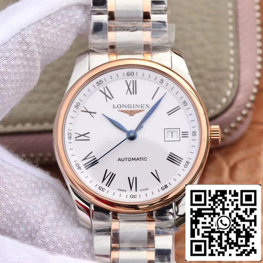 Longines Master Collection L2.793.5.11.7 1:1 Best Edition V9 factory white dial Swiss Cal.L888 US Replica Watch