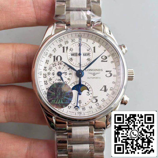 Longines Master Moonphase L2.673.4.78.6 JF factory 1:1 Best Edition Swiss ETA7751 US Replica Watch