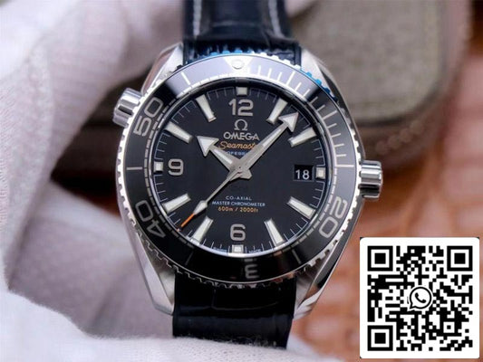 Omega Seamaster 215.33.40.20.01.001 Planet Ocean 600M 1:1 Best Edition VS Factory Black Dial Swiss ETA8800 US Replica Watch