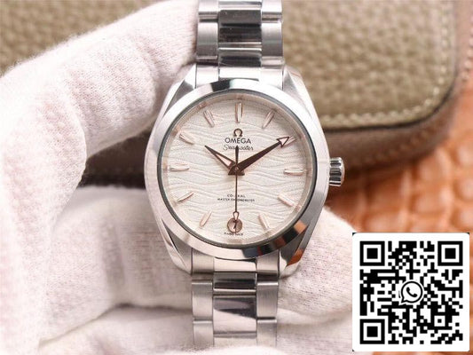 Omega Seamaster 220.10.38.20.02.002 Aqua Terra 150M 1:1 Best Edition VS Factory White dial Swiss 8800 US Replica Watch