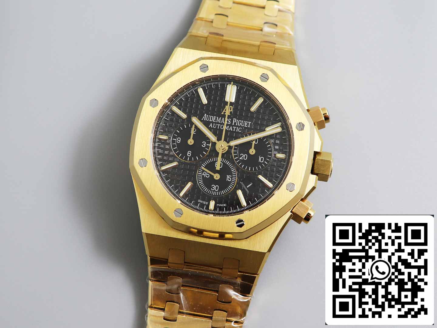 Audemars Piguet Royal Oak 26331 1:1 Best Edition OM Factory schwarzes Zifferblatt Gelbgold
