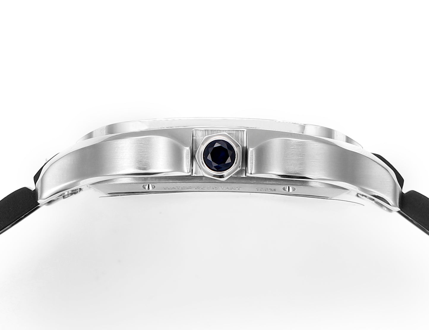 Cartier santos Skeleton 40mm THB Factory 1:1 Best Edition White Bezel and Black Case