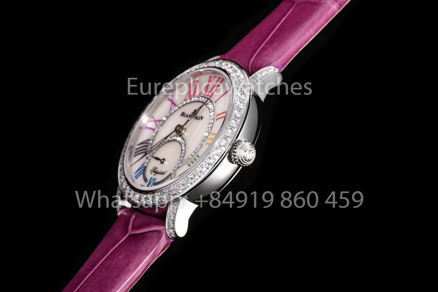 BLANCPAIN LADYBIRD COLORS PHASES DE LUNA BLS Factory 1:1 Bestes Clone-Perlmutt-Zifferblatt