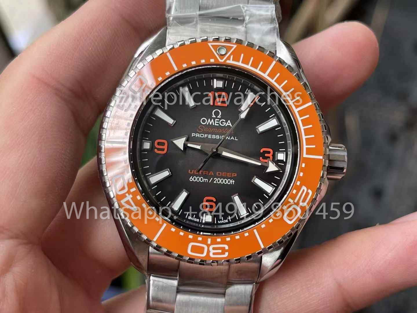 OMEGA Seamaster Planet Ocean 6000M 215.30.46.21.06.001 Ultra Deep 1:1 Best Clone VR Factory VRF