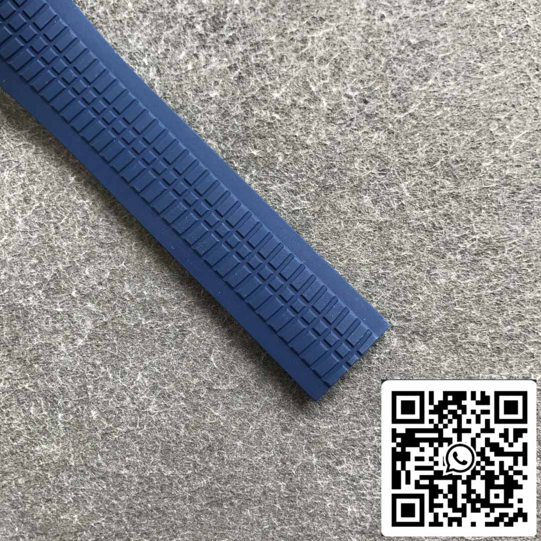 Bracelet en caoutchouc bleu Patek Philippe Aquanaut 5968A-001 1:1 Meilleure édition OM Factory