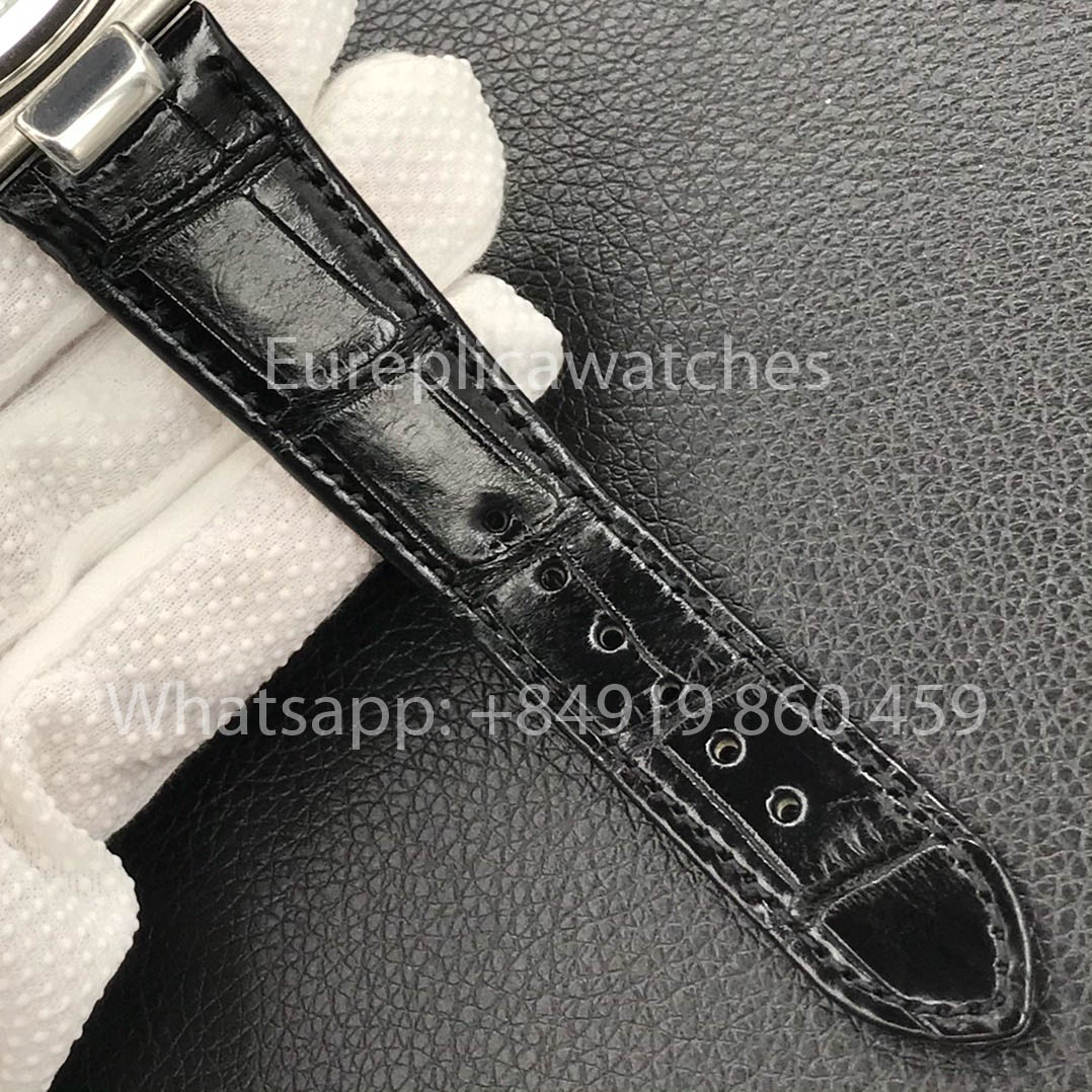 Patek Philippe Nautilus 5711/1A-014 Grünes Zifferblatt 1:1 Bester Klon 3K Fabrik Neueste Version Lederarmband