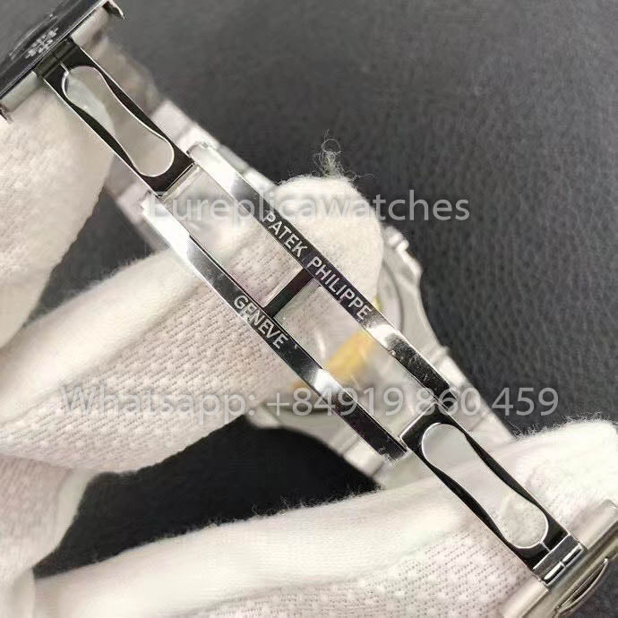 Patek Philippe Nautilus 5711 Olivgrün mit T-Cut-Diamanten 1:1 Bester Klon 3K Fabrik Neueste Version