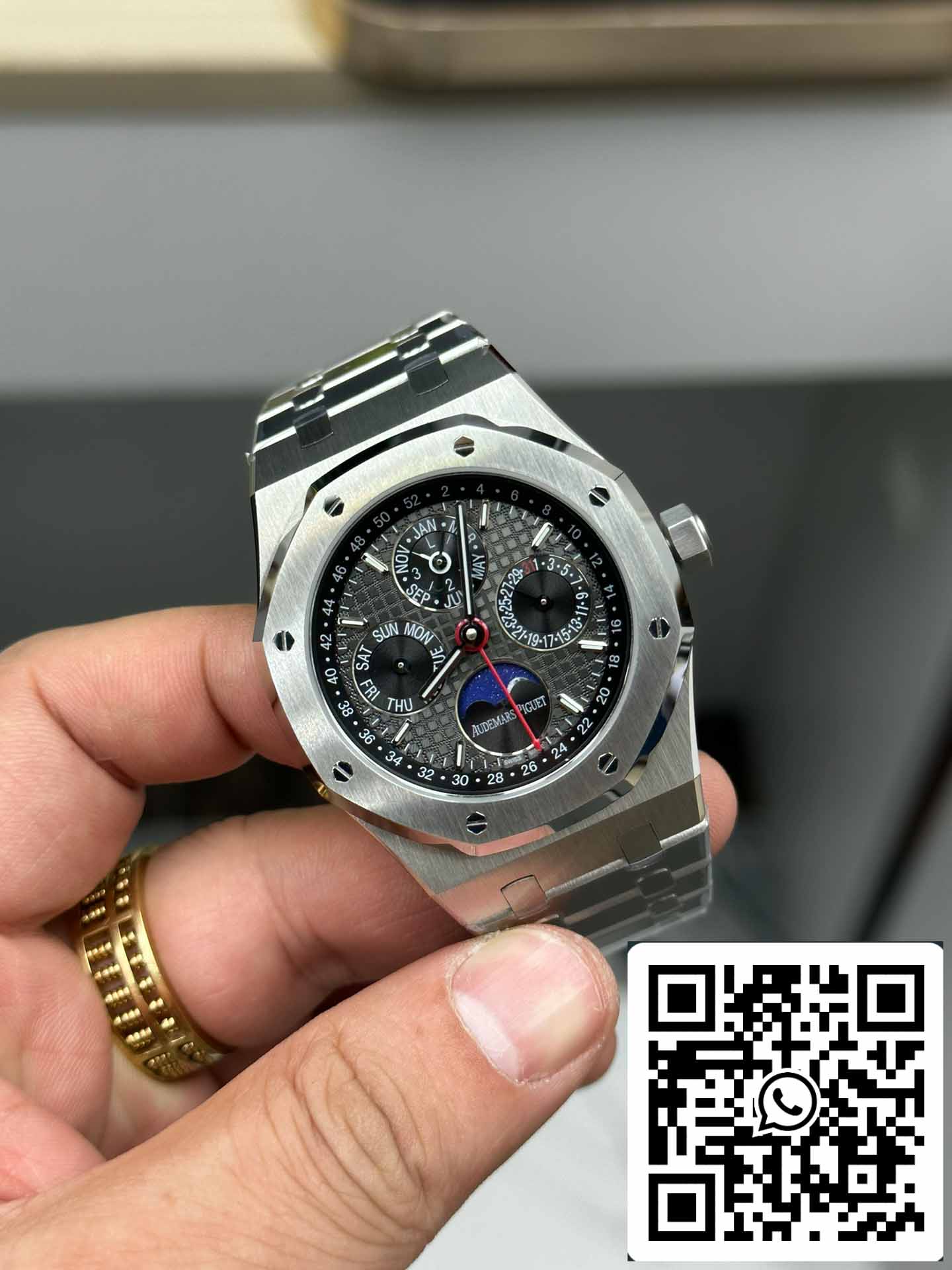 Audemars Piguet Royal Oak 26574BA.OO.1220BA.01 1:1 Beste Ausgabe BBR Fabrik Blaues Zifferblatt