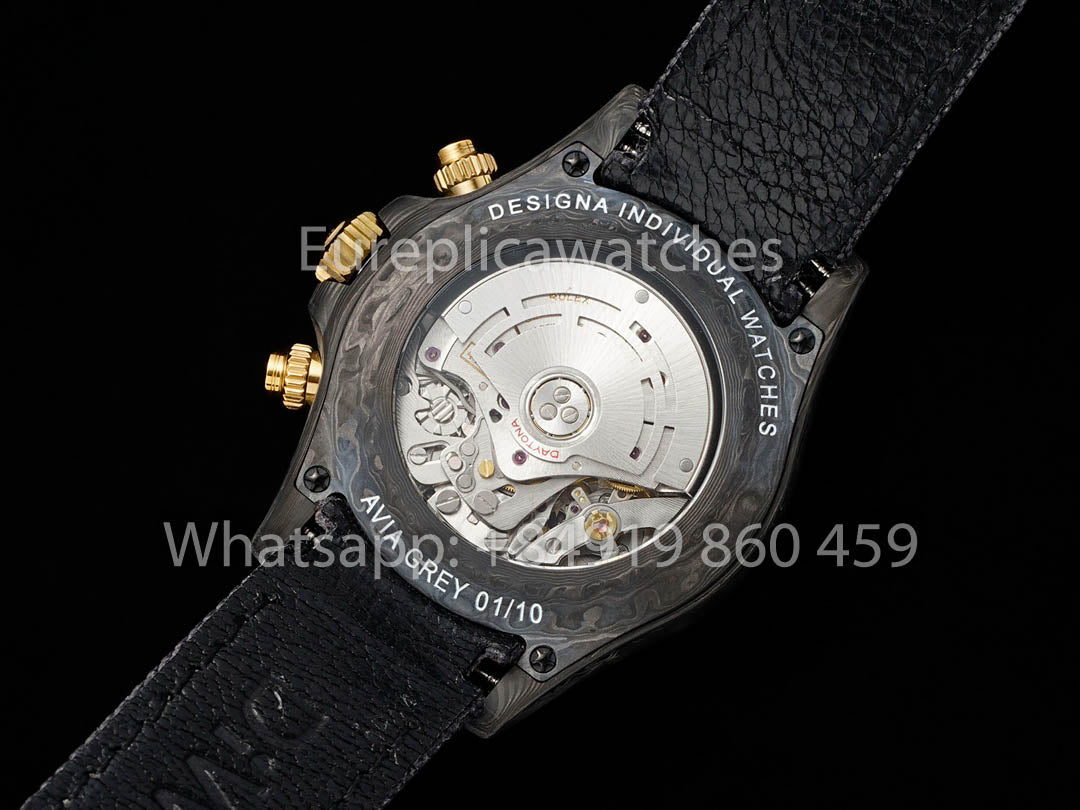 Rolex Daytona Aviva Grau 01/11 NTPT Carbon 1:1 Bester Klon Diw Custom 4130 Uhrwerk