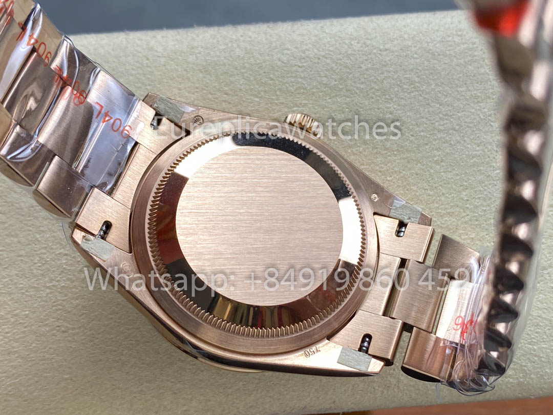 Rolex Day Date 128395TBR-0018 Turquoise Dial 1:1 Best Clone 8+ Factory Counterweight Version