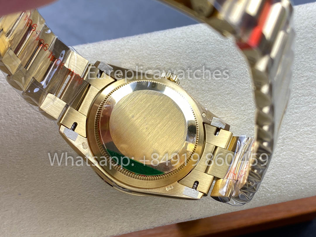 Rolex Day Date 128398TBR-0035 Yellow Gold 1:1 Best Clone 8+ Factory Counterweight Version