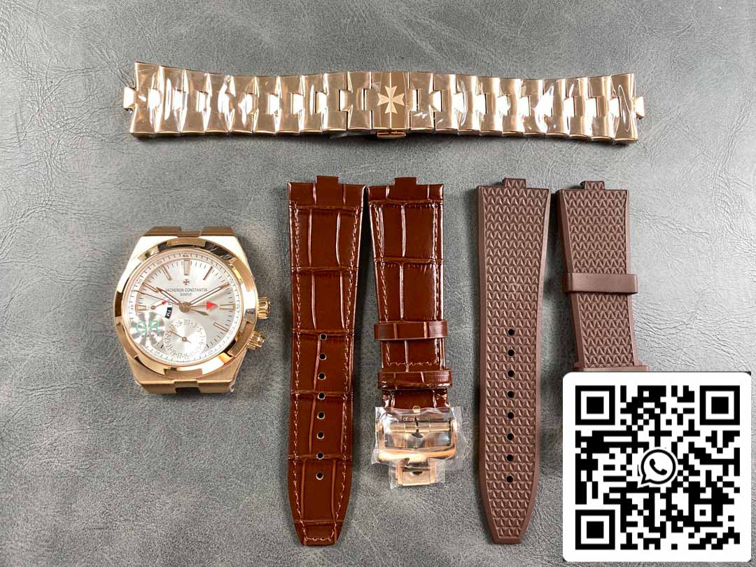 Vacheron Constantin Overseas Dual Time 7900V/000R-B336 1:1 Best Clone GR Factory Leather Strap