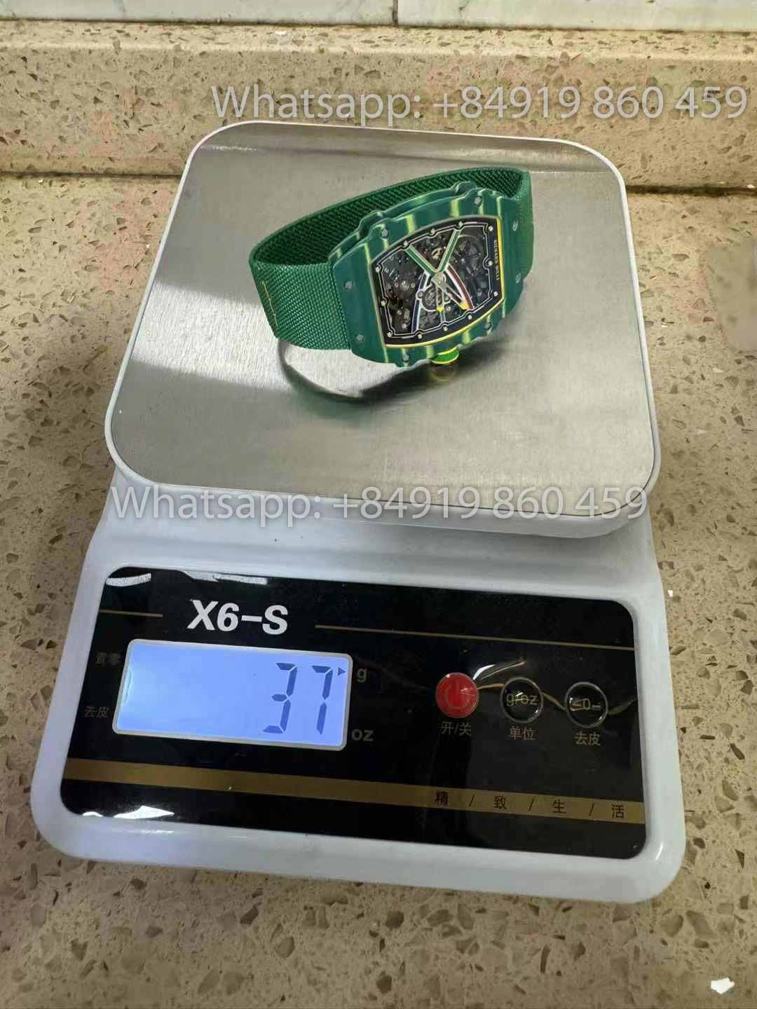 Replica Richard Mille RM67-02 Sprint 48MM Wayde Van Niekerk Green 1:1 Best Clone V2